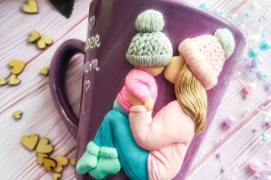 Поделка папа и дочка