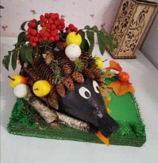 Осенний зоопарк поделки