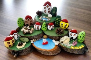 Детские поделки из камней