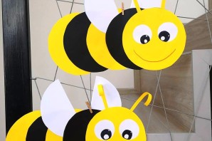 Пчела из бумаги для детей