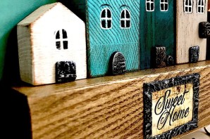 Интерьерные домики из дерева своими руками