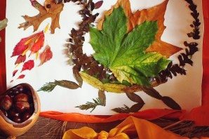 Дракон осенняя поделка