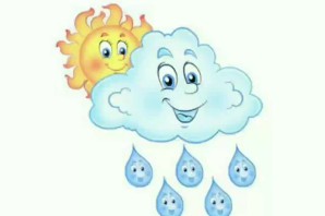 Тучка с дождиком своими руками