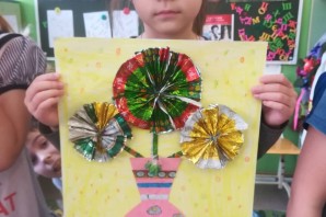 Фейерверк фантиков поделки