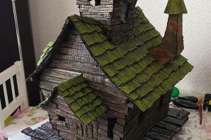 Сказочный домик из картона