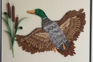 Домашние птицы из природного материала