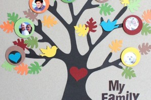 Семейное древо для детского сада поделка