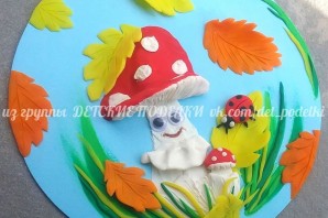 Осенние поделки из пластилина для детей