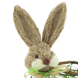 Зайчик из природного материала своими руками