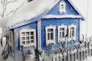 Домик в деревне поделка своими руками
