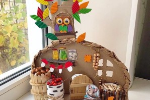 Оригинальная осенняя поделка в садик