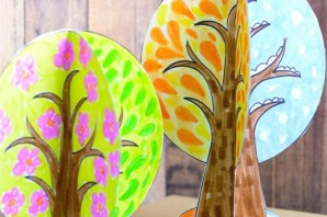 Поделка времена года в детском саду