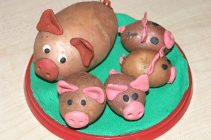 Поделка из картошки в детский сад