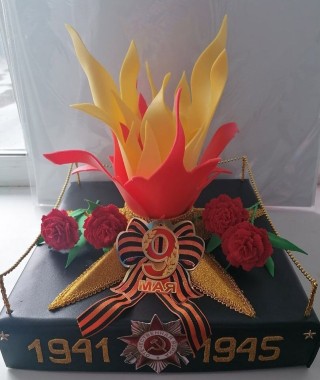 Огонь из фоамирана своими руками