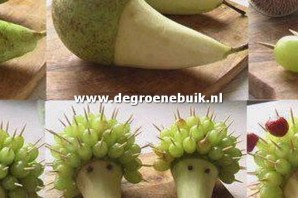 Ежик из овощей