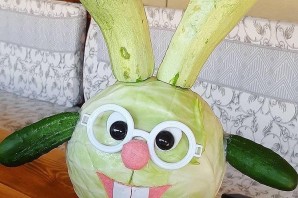Кролик из овощей