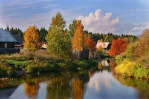 Осенняя природа в деревне