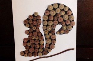 Поделка из фундука