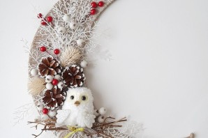 Новогодний месяц своими руками