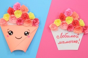 Легкая поделка на день матери