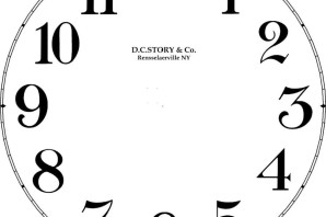 Поделка циферблат часов