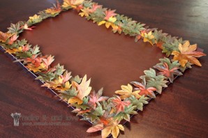 Осенняя рамка своими руками