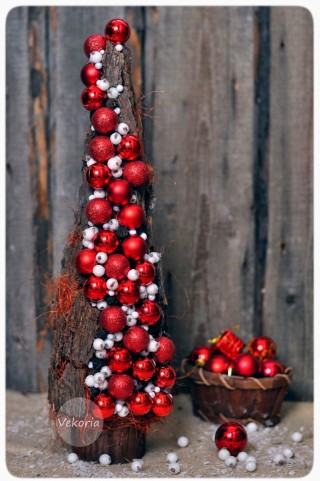 Поделки из елочных шаров