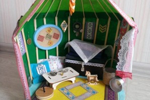 Макет юрты своими руками