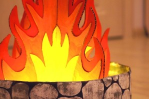 Костер своими руками для спектакля