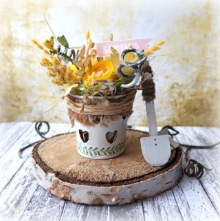 Поделка осенняя из ведерка