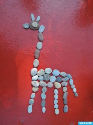 Поделки из мелких камушков для первоклассников