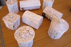 Поделки из макулатуры