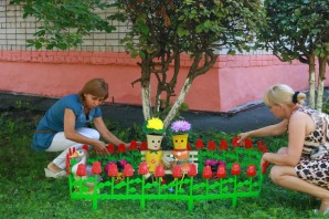 Поделки в сад на улицу