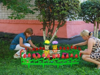 Поделки в сад на улицу