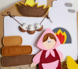 Богатыри поделки из фетра