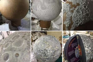 Макет луны своими руками