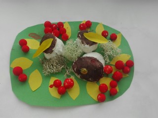 Грибная поляна поделка в детский сад