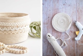 Изделия из бельевой веревки своими руками