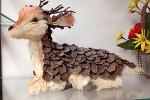 Фигурки животных из природного материала