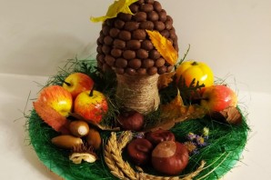 Осенняя лесная поляна поделка