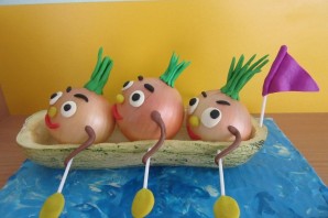 Поделка из луковицы для детского сада