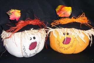 Страшила из тыквы поделка