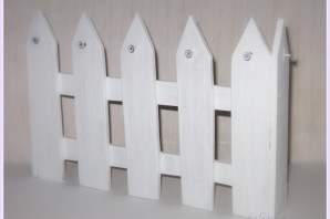 Забор из картона своими руками