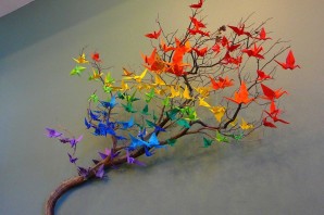 Осеннее дерево из веток своими руками