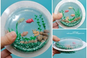 Аквариум поделка для детей