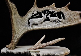 Поделки из лосиных рогов