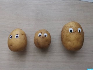 Человек из картофеля поделка