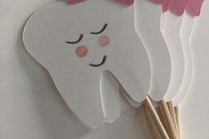 Зуб поделка для детей в садик