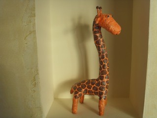 Поделка жираф из моркови