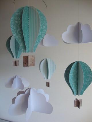 Воздушный шар из картона своими руками